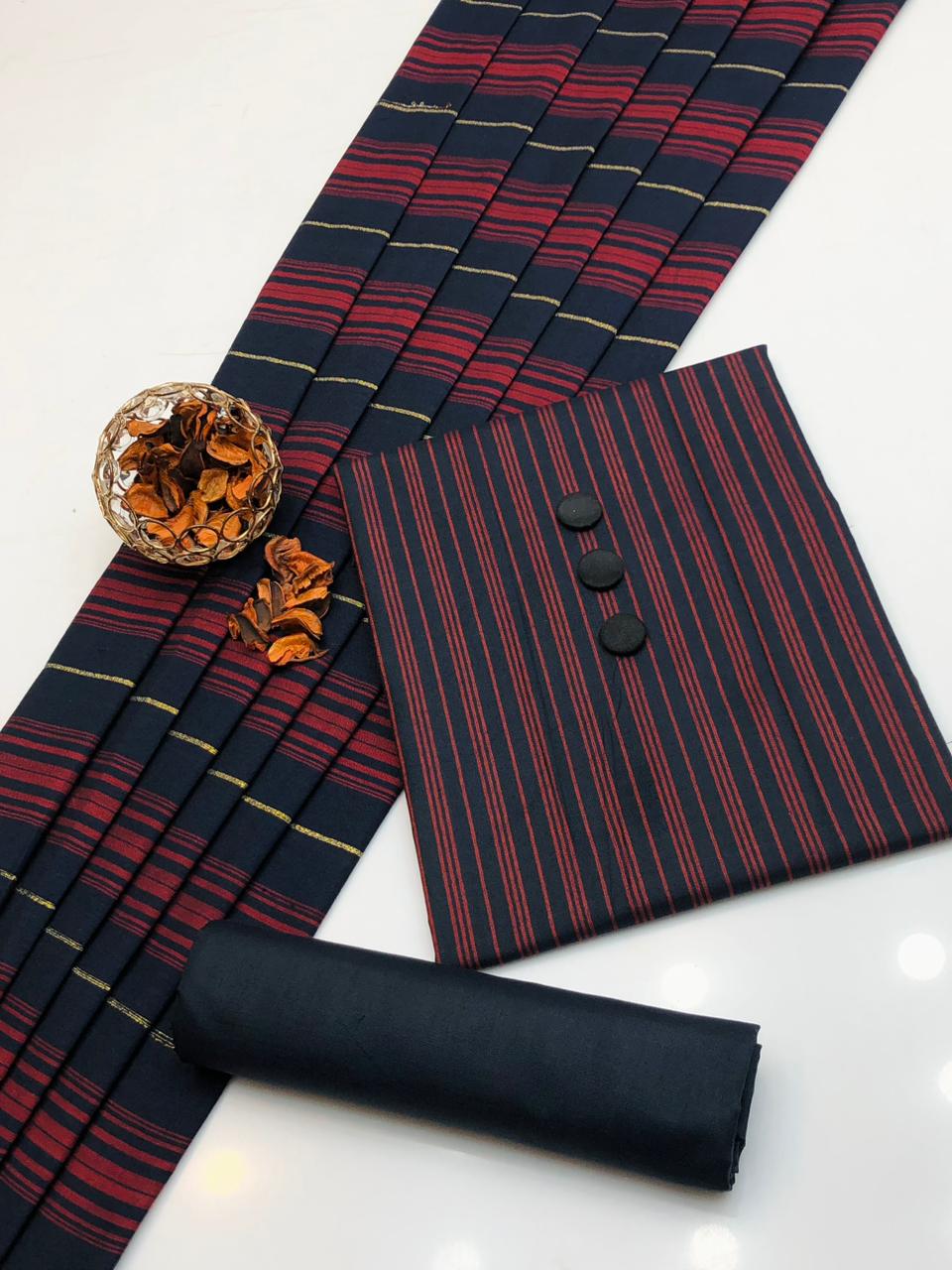 3 PCS Susi khaadi Blue Red
