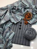 3 PCS Susi khaadi Grey Light Blue