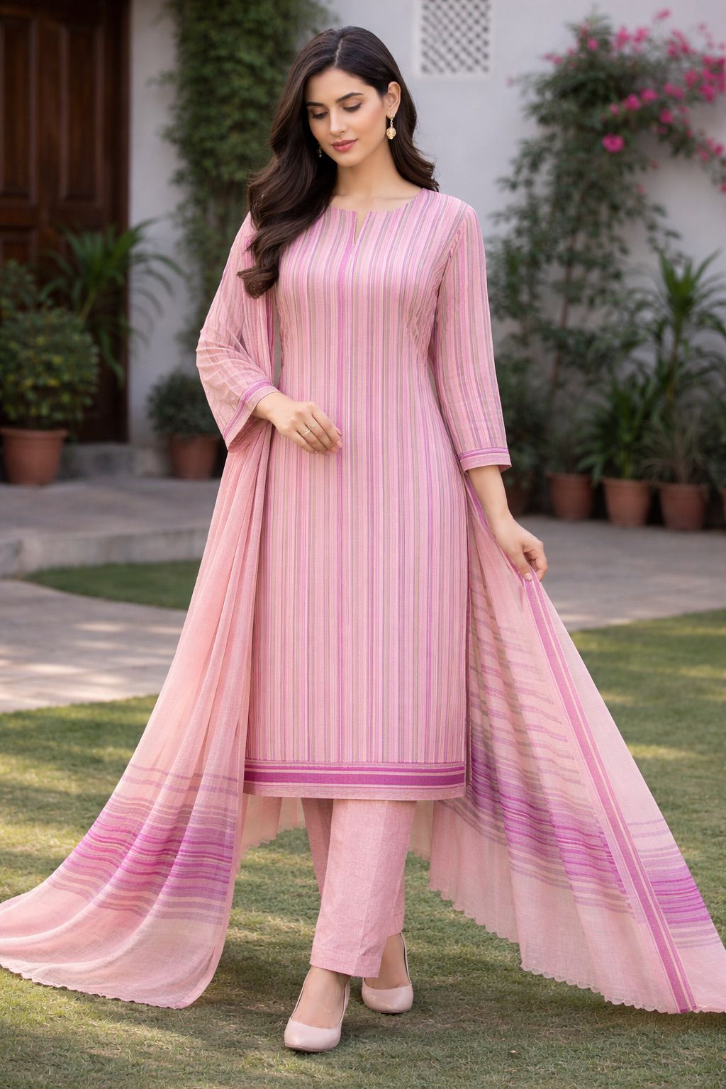 3 PCS Susi khaadi Pink