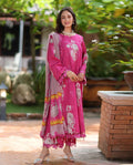 Charizma Digital Lawn in 90.70 lawn  3-Piece Ensemble Pink